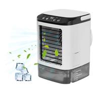 Climatiseur portable - JOULLI - 900 ml - 3 vitesses - Veilleuse colorée - Écologique 12W