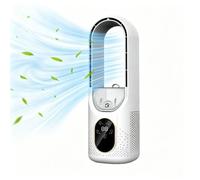 Climatiseur Portable, Mini climatiseur, Refroidisseur d'air - 6 niveaux de vent, silencieux 35dB, minuterie , hydratant - Blanc
