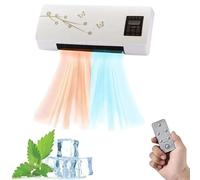 Climatiseur portable multifonctionnel 2 en 1, avec télécommande intelligente, chauffage mural et vent naturel, for la maison, le bureau(B)