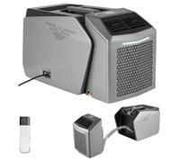 Climatiseur Portable pour Camping 4850 BTU-Duoku-Système Mobile Split à Double Tuyau pour Tentes et Camping-cars, Gris Foncé