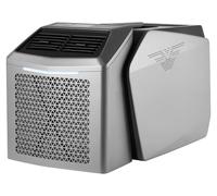 Climatiseur portable pour camping, 4850 BTU, système split à double conduit pour tente, avec télécommande et contrôle tactile, réglage de la température jusqu'à 1632°C, débit d'air de 200 m³/h, faible