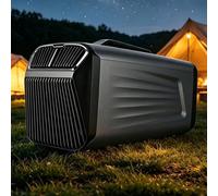 Climatiseur portable pour camping (intérieur et extérieur), capacité de refroidissement rapide de 5200 BTU, climatiseur mobile pour tente, climatisation silencieuse pour petites pièces 12V220V