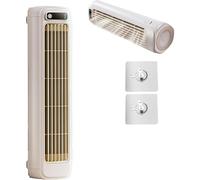Climatiseur Portable, Refroidisseur par évaporation à Double Moteur avec 3 Vitesses, Chargement USB, Aucune Installation, unité AC personnelle pour Chambre, Bureau, Voiture, Camping