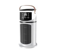 Climatiseur Portable - Refroidisseurs D'air Pour La Maison | Machine De Purification Avec Lumière LED | Fan AC Portable | Plus Frais Pour La Chambre, Le Bureau, La Maison | Colde À 9 Vitesses Pour Étu