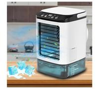 Climatiseur Portable Sans Tuyau, Réservoir D'eau 900ml,3 en 1 Climatisateur Mobile 3 Vitesses de Vent,2 Modes de Brumisation Clumatiseur Pour La Maison Et Le Bureau