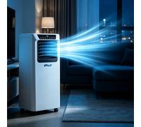 Climatiseur portable silencieux et intelligent,avec télécommande 9000BTU