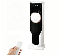 Climatiseur Portable,Ventilateur Silencieux À 3 Vitesses (Refroidissement Et Chauffage),Ventilateur Tour Sans Pales Avec Télécommande,Pour La Maison Black,28 * 21 * 80cm