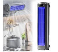 Climatiseur portable, ventilateur tour de bureau, silencieux, 3 vitesses, pour cuisine et chambre à coucher-Black-charging model