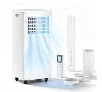 Climatiseur Portatif, Unité De Refroidissement 3-en-1 10 000 BTU Avec Déshumidificateur, Minuterie 24H, Télécommande