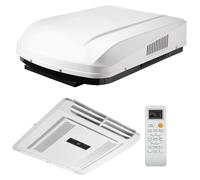 Climatiseur pour camping-car, 3000W, climatiseur de toit 220V sans conduit, avec pompe à chaleur et fonction de refroidissement, climatiseur à vitesse variable, facile à installer, silencieux, avecpar