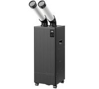 Climatiseur pro mobile 2,5 kW 8600 BTU 330m³/h - Spotcooler professionnel pour climatisation localisée - avec thermostat intégré - 2 sorties MW Tools APP2500