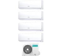 Climatiseur Quadri Split 9000 + 9000 + 1200 + 12000 Btu Gas R32 WiFi Inverter - New Comfort