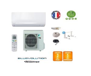 Climatiseur réversible Mono-split DAIKIN FTXF35E + RXF35E + kit de pose 5m bluevolution