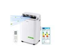 Thomson - Climatiseur Mobile électronique Réversible 14000 Btu - Ecran Led - 3 Vitesses - Programmation - 65db - Télécommande