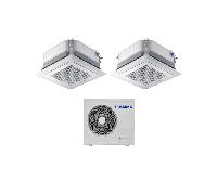 Climatiseur Samsung dual split inverter cassette 4 way mini windfree 18000 BTU couleur non spécifiée