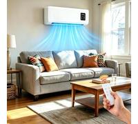 Climatiseur Split Portable avec Fonction Chauffage, Télécommande et Minuterie, Prise UE 220 V, pour Maison,Chambre à Coucher, Salon
