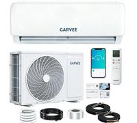 Climatiseur Split Reversible 12000BTU, 3.5KW Climatiseur Mural, Refroidissement Chauffage Réfrigérant R32, Climatisation Split Silencieuse, Wifi, Auto-Nettoyage, Clim Reversible Prêt à Poser