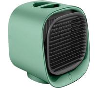 Climatiseur USB portable et silencieux avec cristaux de glace, compact, à 3 vitesses, pour les chambres, les bureaux et les voitures.