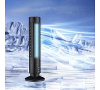 Climatiseurs de pièce à ventilateur portables - Climatiseur de ventilateur de chambre à coucher avec 2 vitesses simulant le vent naturel for apporter une sensation de fraîcheur et d'apaisement à la ma