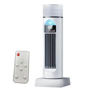 Climatiseurs mobiles - Ventilateur tour portable silencieux sans pales - Humidificateur avec vitesses réglables et télécommande de minuterie - Refroidisseurs par évaporation de 230 ml pour la maison