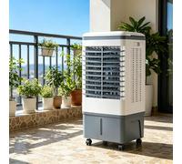 Climatiseurs Portables 3 en 1, Refroidisseur de Marais, unité AC Portable pour piè, Ventilateur de Refroidissement sans fenêtre Qui Souffle de l'air Froid avec télécommande, 3 Vitesses, minuterie