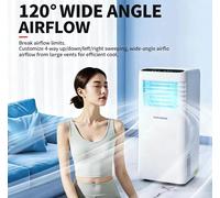Climatiseurs portables 8000 Btu 3 en 1, climatiseur portable avec déshumidificateur, climatiseur au sol pour la maison 110V