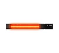 Climative Radiateur infrarouge 2500W, 9 Niveaux, IP65, Carbone, Chauffage exterieur terrasse, Chauffage d'appoint, Radiateur electrique, Chauffage electrique RAY, Garage, Maison, Atelier