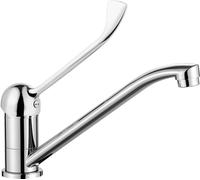Clinic kitchen faucet with lever