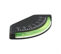 Clinomètre de voile horizontal - Jauge d'inclinaison précise de -45 à 45 degrés avec boule en laiton amortisseur - Tube jaune incassable pour voiture bateau niveau marin