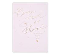 Clintons: Carte d'anniversaire « Come Rain or Shine » 11 x 15 cm