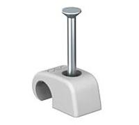 Clip adhésif OBO avec clou 2228440 gris clair, 202635LGRSP 2x35mm
