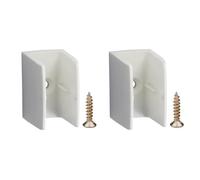 Clip bloqueur de manivelle - Universel - Blanc - 2x - Support en plastique - Pour volets roulants
