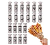 Clip brochette BBQ ressort 20 Pièces Pince-Ressort Portable Pour Grillade