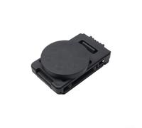 Clip ceinture outil Holster support en plastique robuste pour tournevis, clés - Design de disque sécurisé antidérapant pour électriciens, charpentiers DIY - 43 mm 55 mm 66 mm Noir (55 mm)