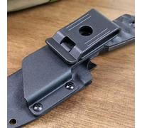 Clip de boucle de ceinture conçu à assembler latéral avec vis, pièces de rechange, Rotation pivotante à 360 degrés pour couteau de bricolage, étui de gaine Kydex 1PC