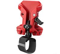 Clip de ceinture à dégagement rapide pour perceuses sans fil et marteaux pneumatiques Corps ABS Clip métallique de précision Étui à outils sécurisé Compatible avec plusieurs outils (rouge)