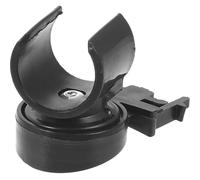 Clip de Lampe Frontale pour Casque de Sécurité, Insert A 20-25 MM | Plastique Noir, Montage Latéral à Pince, Usage Stable en Mouvement, pour Casque et Tube Batterie