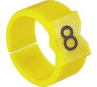 Clip de marquage Marquage 8 TE Connectivity 1768045-7 Gamme de Ø extérieur 4.50 à 6 mm 30 pc(s)