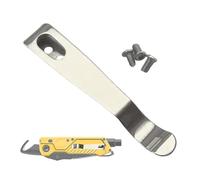 Clip de poche de rechange boucle métallique outil multifonction antivol | Clip de ceinture multifonction en acier inoxydable pour camping, pêche, course, pantalon, sac à main, taille