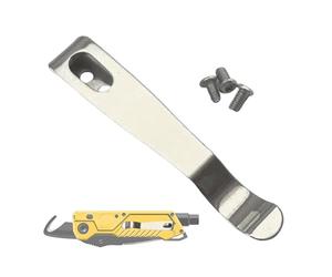 Clip de poche de rechange boucle métallique outil multifonction antivol | Clip de ceinture multifonction en acier inoxydable pour camping, pêche, course, pantalon, sac à main, taille