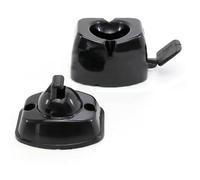 Clip de porte statique pour camping-car - Levier de porte de bateau de tourisme - Clip de butée de porte en nylon pour camping-car, caravane, camping-car (noir)
