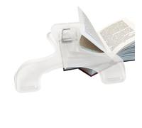 Clip De Portefeuille De Page - Acrylique Hands Free Book Prop | Bookmark À Double Usage PageDivider, Outil De Support De Support De Lecture Portable pour Les Bureaux De es Cours De Classe
