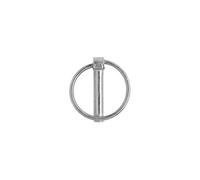 Clip de retenue acier zingué 11 mm boucle circulaire 45 mm