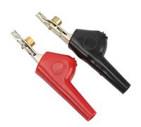 Clip de Test électrique avec Aiguille, Conception sans Dénudage, Pince en PVC Cupronickel pour Testeur de Tension, Ouverture 25mm