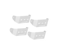 Clip de tuyau de descente de 5,1 x 7,6 cm - Sangles en métal dissimulées avec trous de montage faciles - Sangles de gouttière en aluminium - Clip de tuyau de descente - Support dissimulé