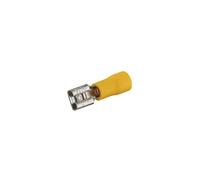 Clip femelle Debflex pré-isolé 6.3x0.8 mm jaune - 711044 - 10 pièces