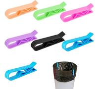 Clip Fermeture poubelle Supports de pince à clip en plastique pour poubelle de poubelle de cuisine Poubelle Clip Couleur Aléatoire