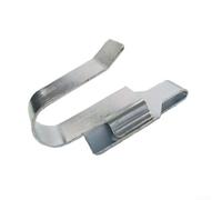 Clip Holster en acier inoxydable pour ceinture robuste | Acier robuste, boucle de ceinture sécurisée, empêche les chutes, accès rapide, finition argentée