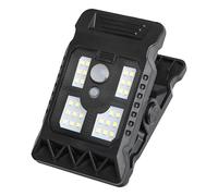 Clip On Solar Lights Outdoor - Clip LED 3-Mode Lamp,Wall Mount Garden Lights Solar Powered | For Garden Patio Porch Deck Balcony Fence Pathway Wall Home Apartment Camping Tent