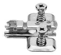 CLIP plaque de montage, 28/32 mm, 0 mm, acier pré-systemschrauben, hV trou oblong :